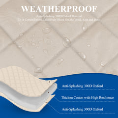 Customized Magnetic Thermal Insulated Door Curtain for Any Doors, Porch Door Covers to Keep Drafts Out and Keep Warm in Winter