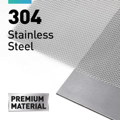 304 Stainless Steel Mesh Window Screen Roll, 38IN x 17FT Metal Window Screen Replacement,Silver Woven Wire Mesh Screen for Window, Door, Patio,Pet - MAGZO