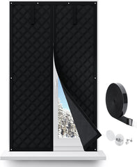 Custom Window Insulation Kit Thermal Insulated Curtain Keep Warm with Zipper