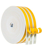 Door Weather Stripping Thick White High Density Soundproofing - MAGZO