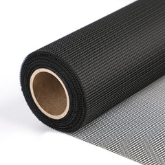 37“Wx196"L Polyester Screen Mesh for Window Replacement Kit Ventilated and Easy to Clean ,Durable  fireproof  Screen Net Roll