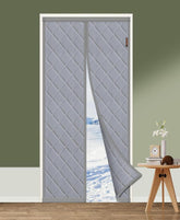 WholeSale Price for Magnetic Thermal Insulated Door Curtain (Grey) - MAGZO