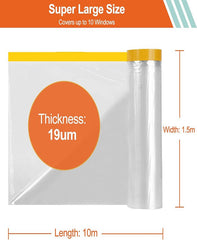 Window Insulation Kit Insulates 10 Indoor Windows Keep Warm for Winter - MAGZO