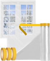 Window Insulation Kit Insulates 10 Indoor Windows Keep Warm for Winter - MAGZO