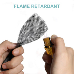 Window Screen Door Mesh Replacement Kit Roll Ventilated and Easy to Clean ,Durable and fireproof Polyester Mesh - MAGZO