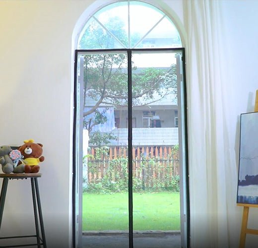 Customized Fiberglass  Magnetic Screen Door -Installation Video - MAGZO