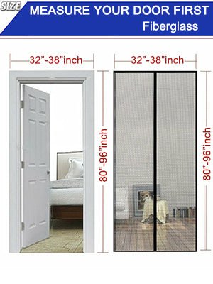 How to measure the size of Magnetic screen door correctly? - MAGZO