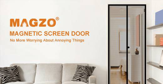 How to store magnetic screen door - MAGZO