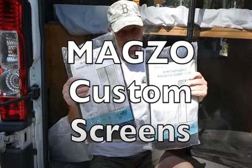 MAGZO Custom Screens for Camper Vans and Houses - MAGZO