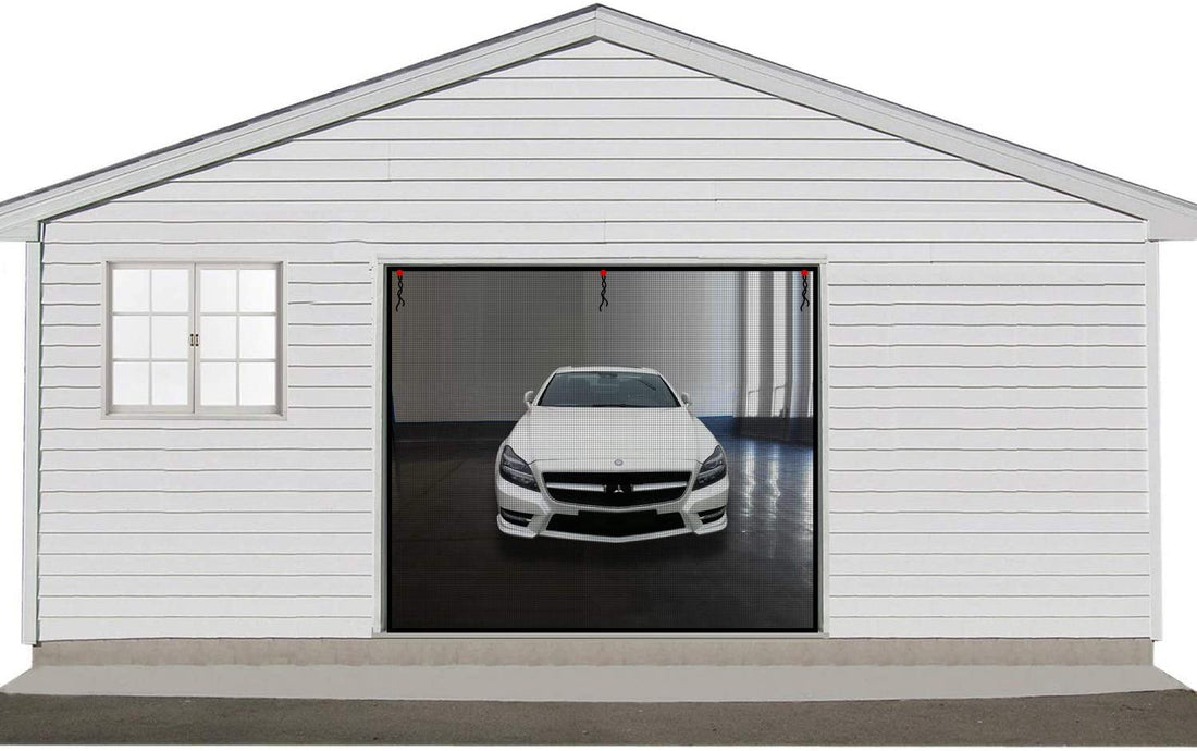 MAGZO Garage Screen Door- Prevent Creatures Get Into Your Garage - MAGZO