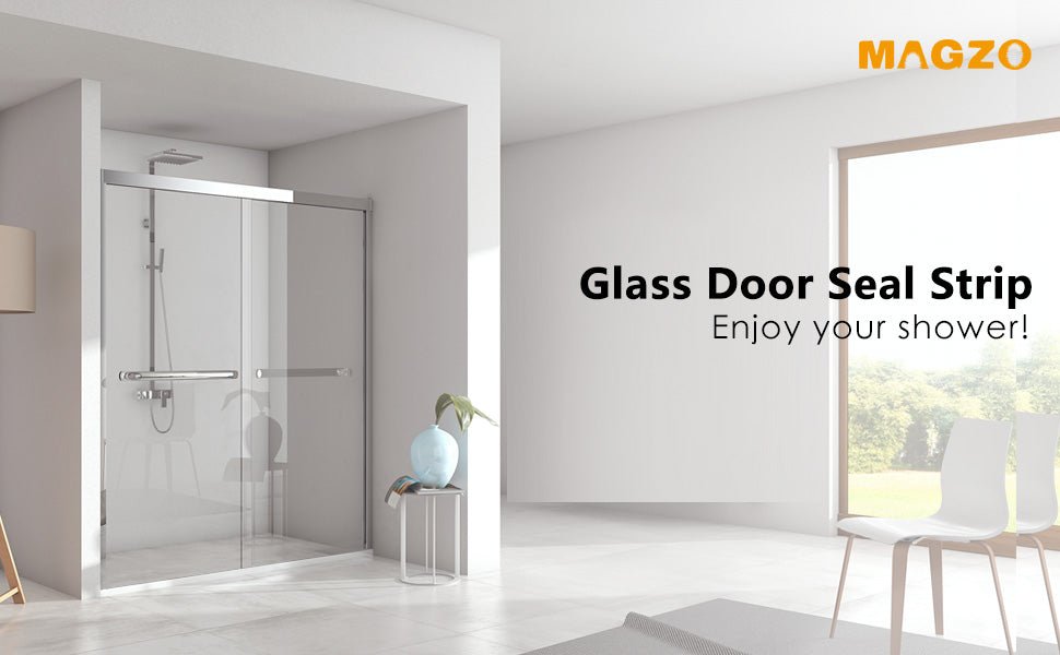 MAGZO Glass Shower Door Seal Strip - MAGZO
