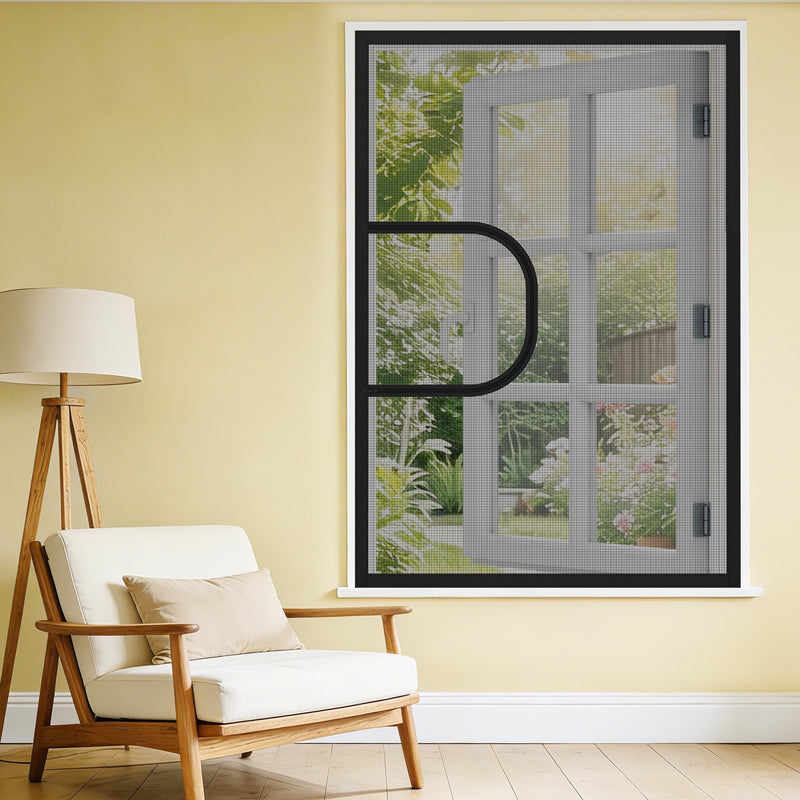 Custom Zippered Window Screen