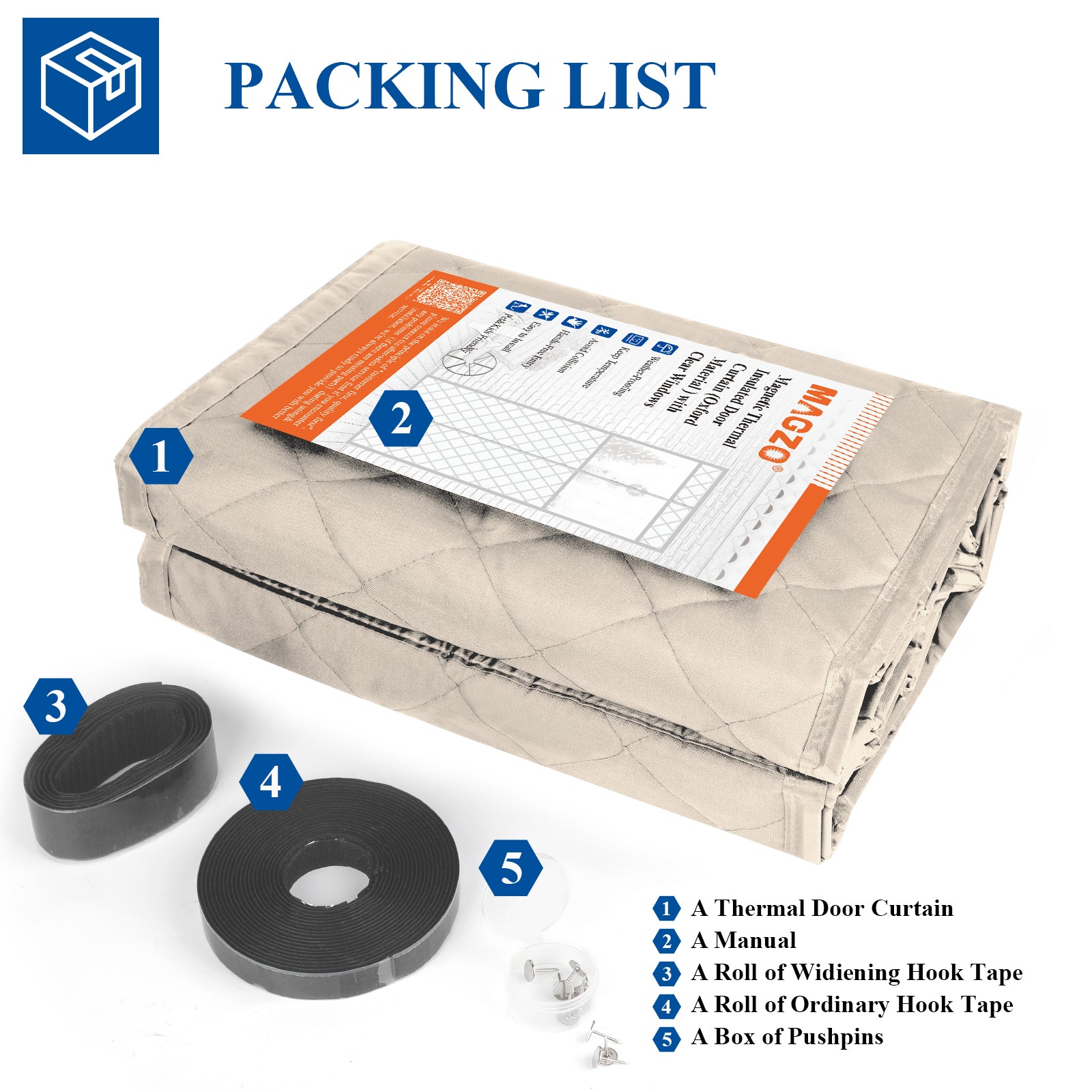 Customized Magnetic Thermal Insulated Door Curtain for  Any Doors, Porch  Door Covers to Keep Drafts Out and Keep Warm in Winter