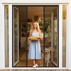 Pleated Screen Door 32 - Center Opening