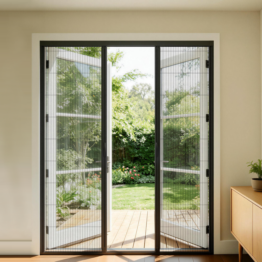 Pleated Screen Door 32 - Center Opening