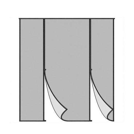 Custom Double Door Magnetic Screen