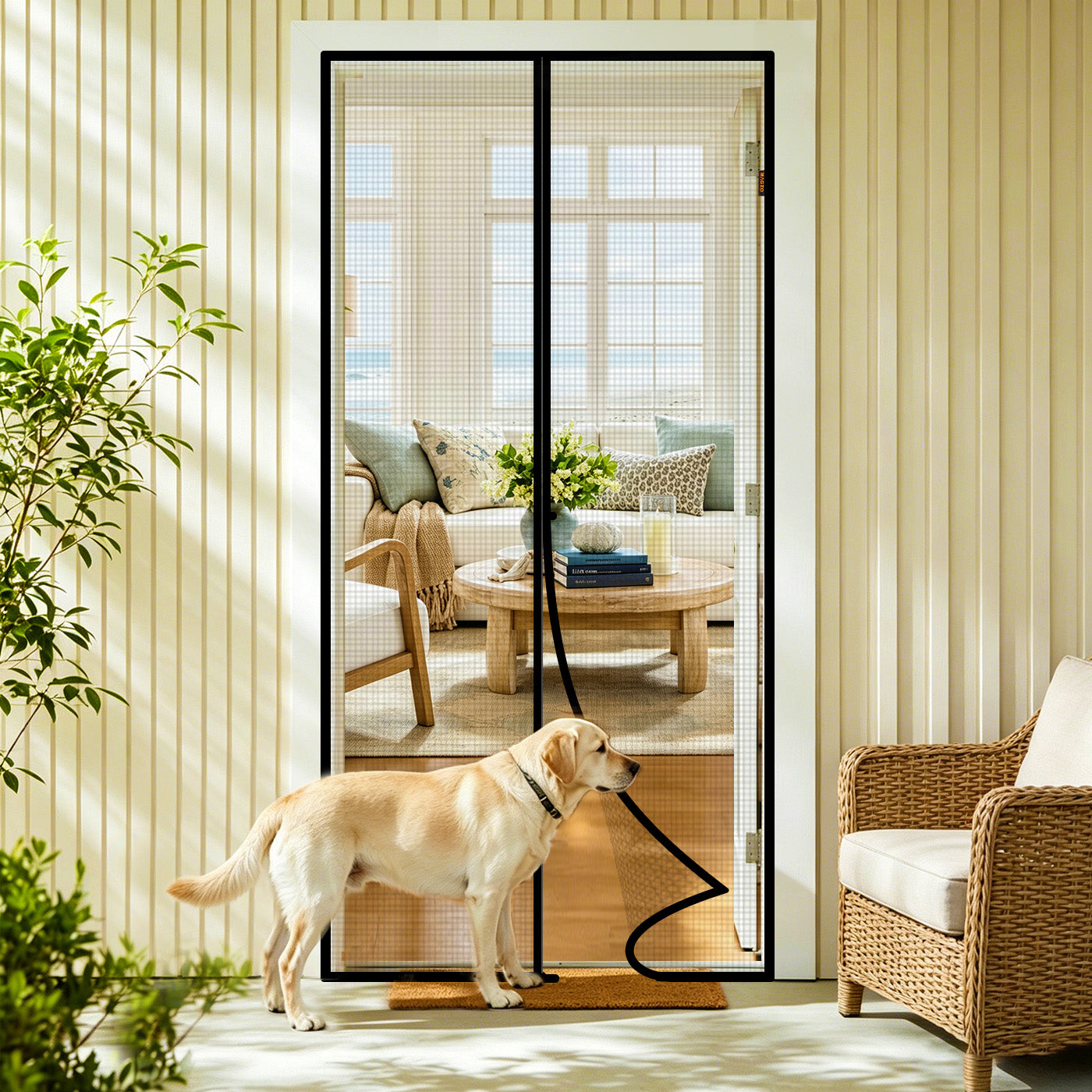 Custom Pet Magnetic Screen Door