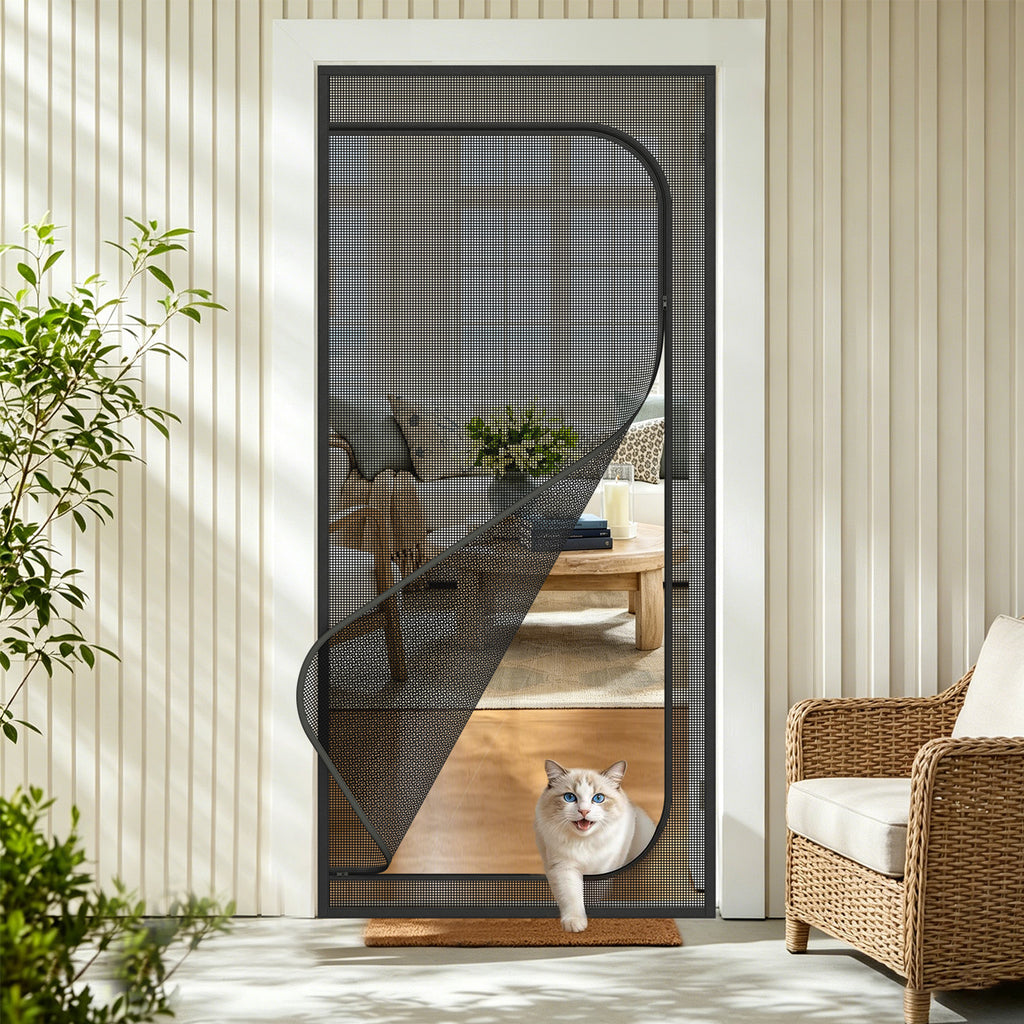 Custom Zippered Screen Door