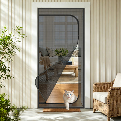 Custom Zippered Pet-Proof Screen Door