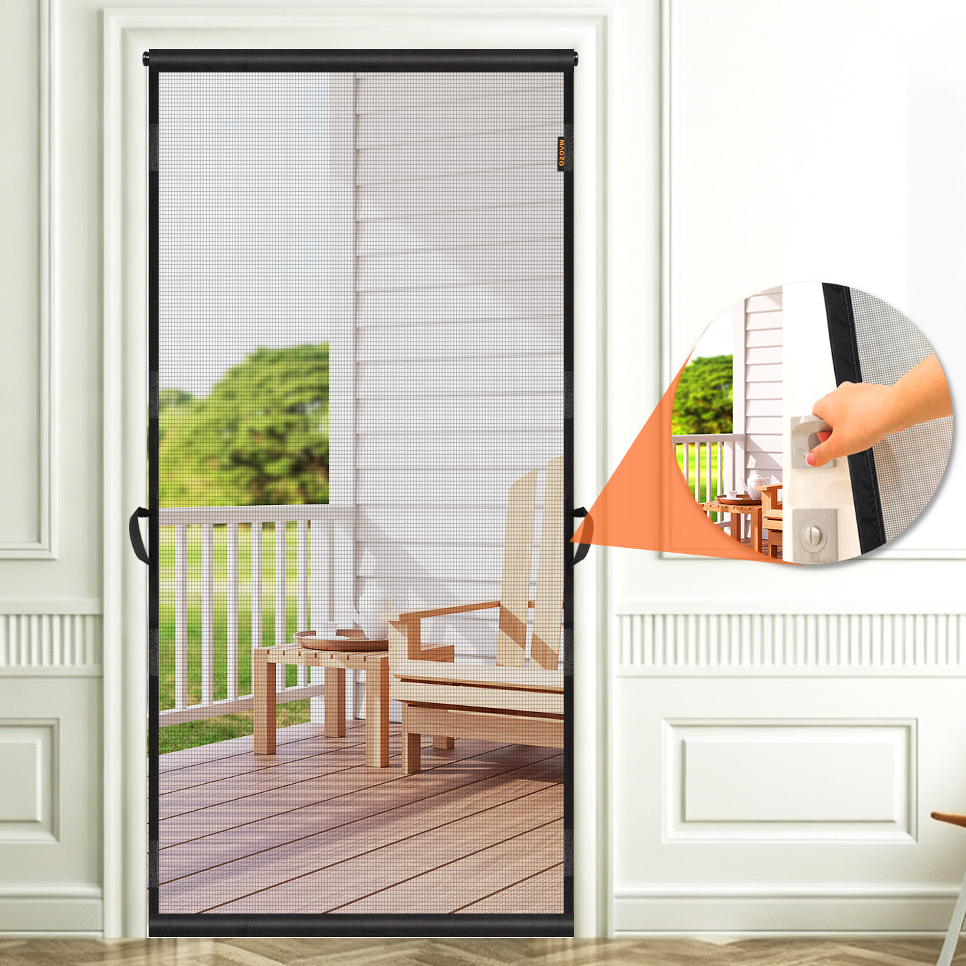 Custom Hanging Screen Door