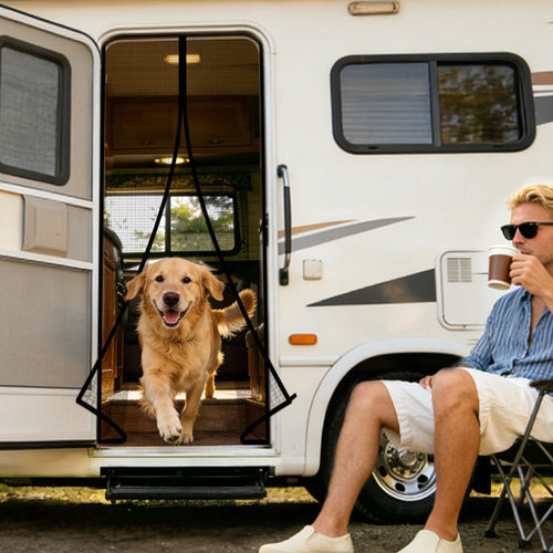 Custom RV Magnetic Screen Door