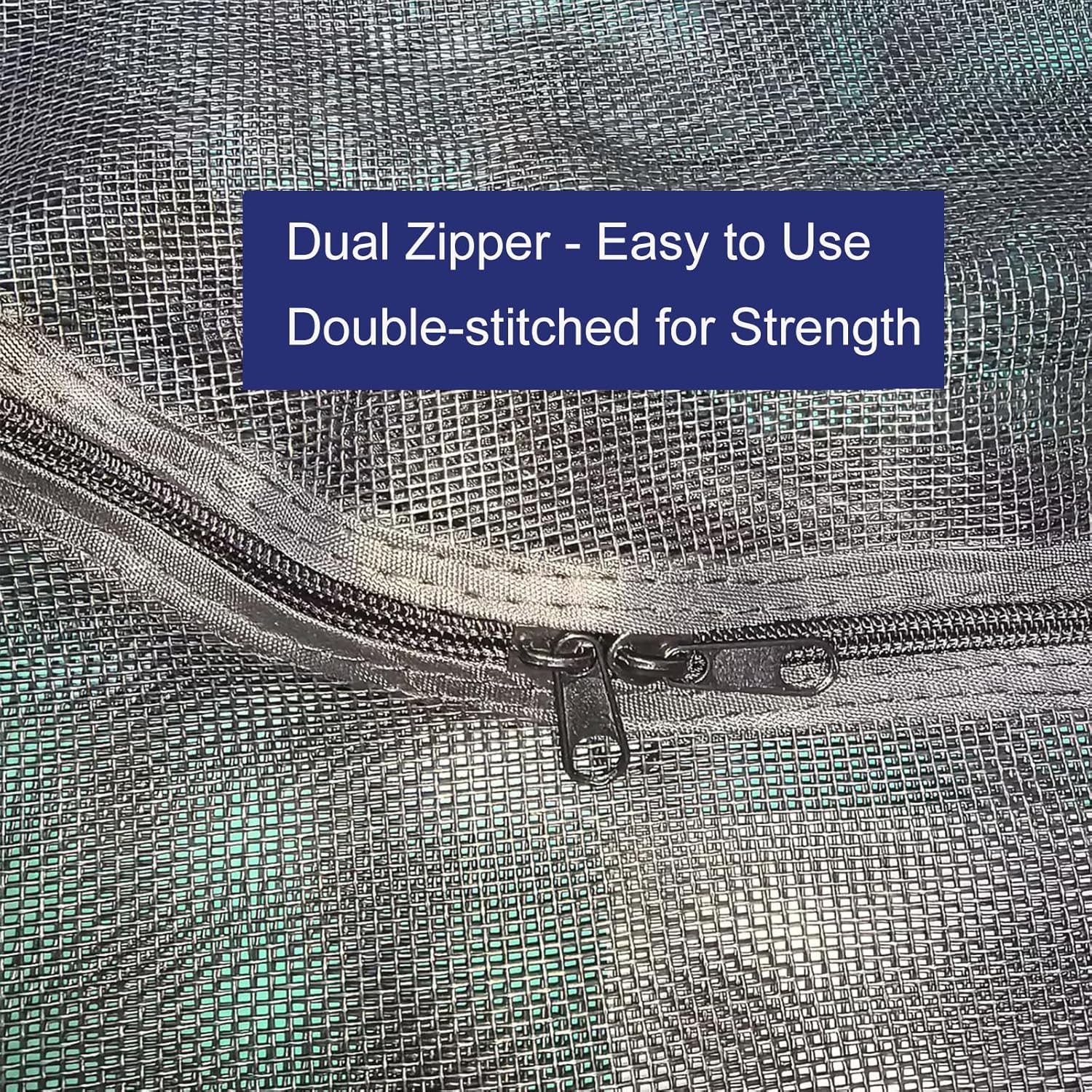 Custom Zippered Window Screen