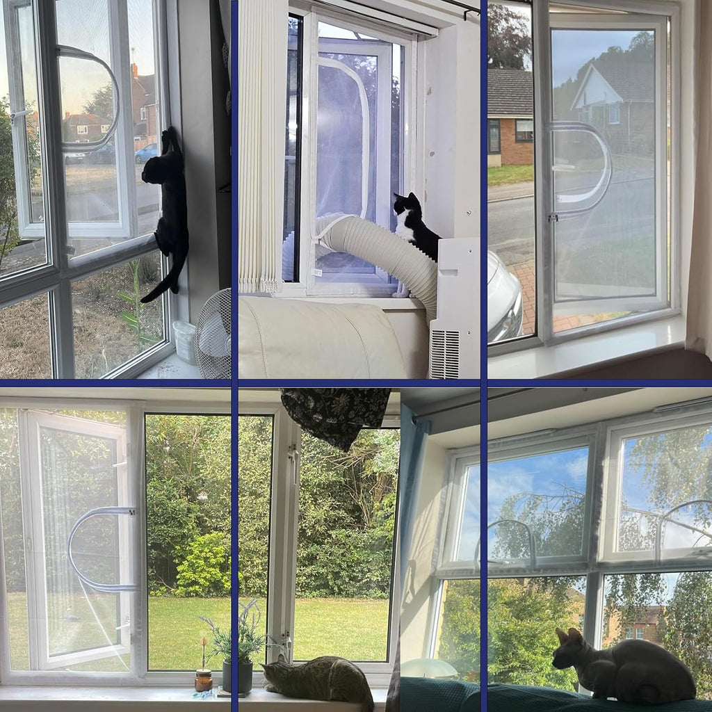 Custom Zippered Window Screen
