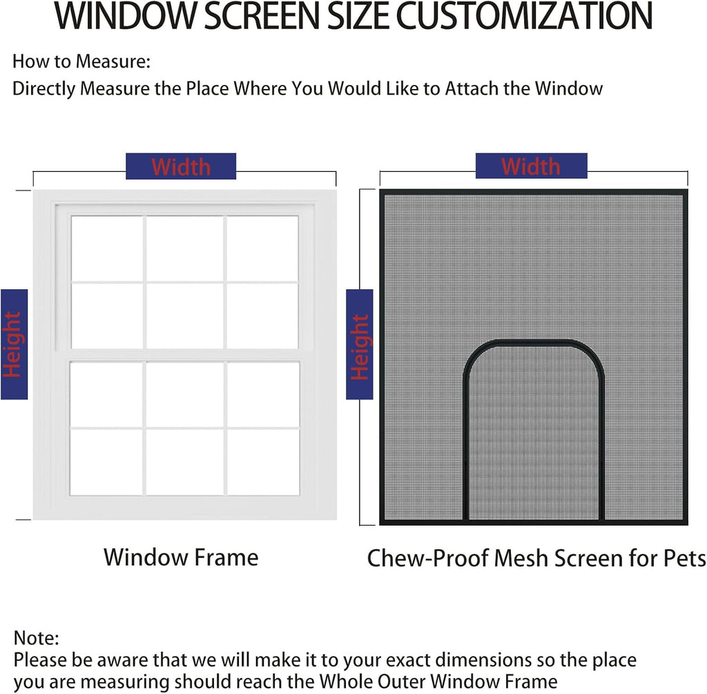 Custom Zippered Window Screen