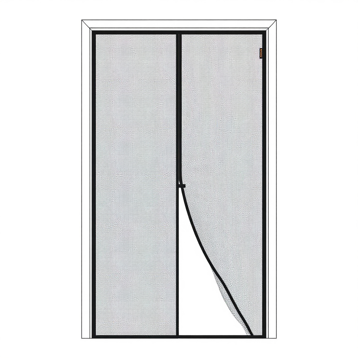 3 Sets Wholesale  Magnetic Door Mesh Fit For Small Door