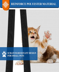 Custom Pet Proof Screen Door magnetic Dog Cat Net