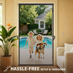 Custom Hanging Screen Door