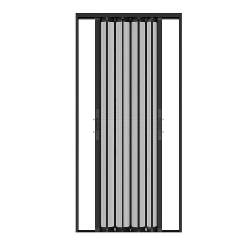 Foldable Security Screen Door, Double Opening