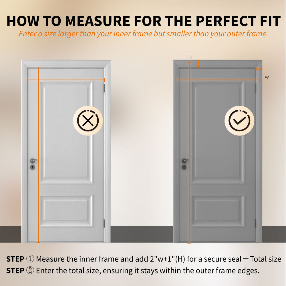 Custom Fit Magnetic Screen Door Designed For Your Door Size