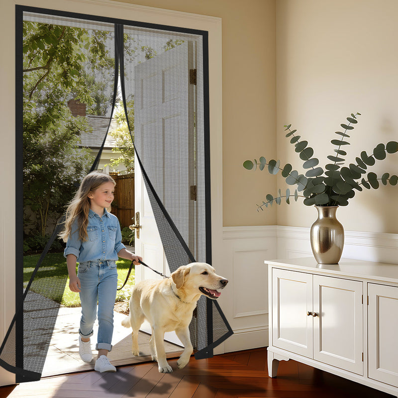 Custom Magnetic Screen Door Hands Free For Pets And Kids