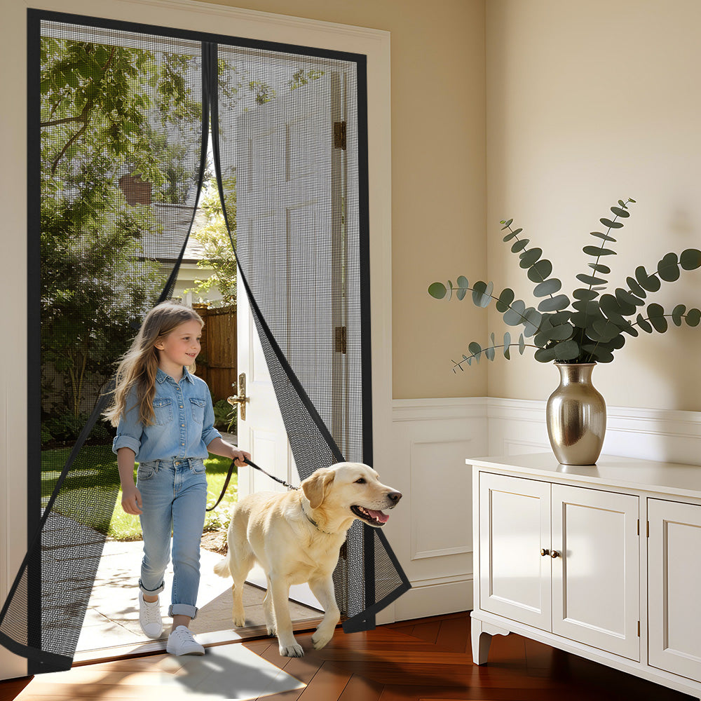 Custom Magnetic Screen Door Hands Free For Pets And Kids
