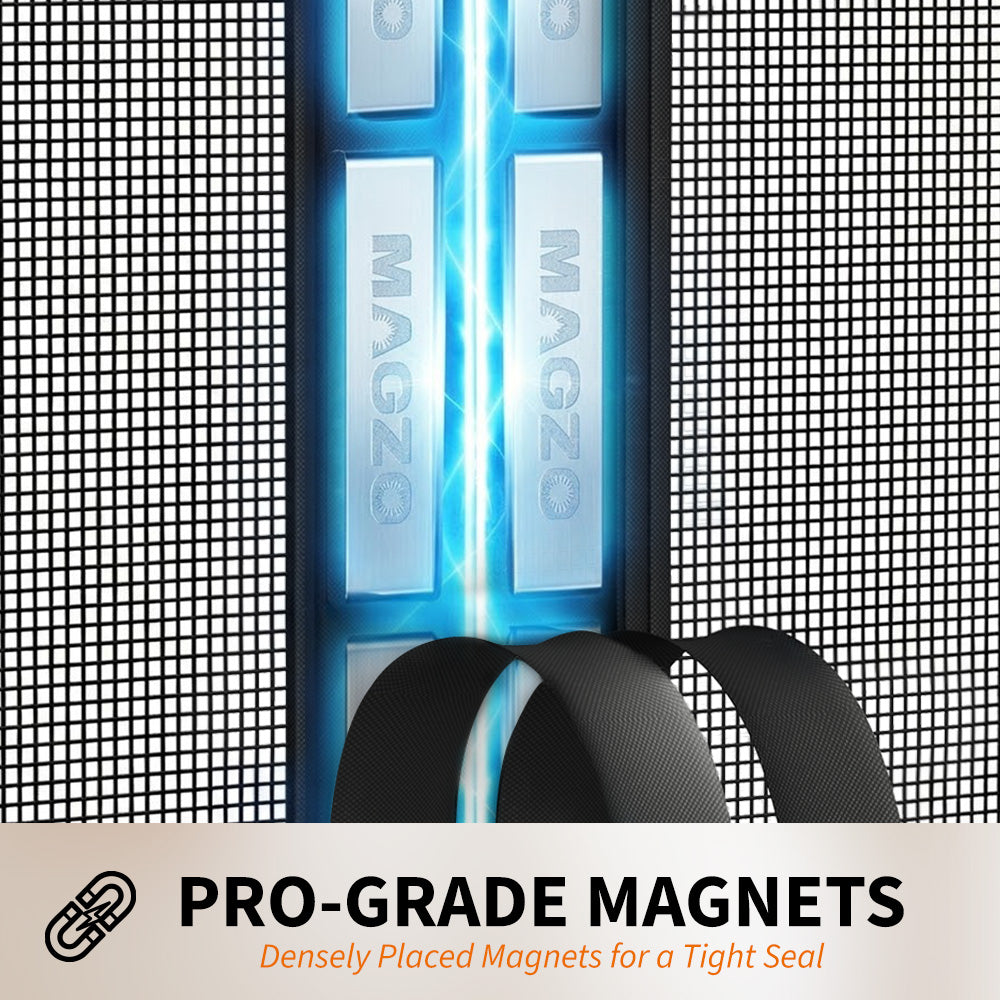 Custom Magnetic Screen Door Strong Magnets Tight Seal