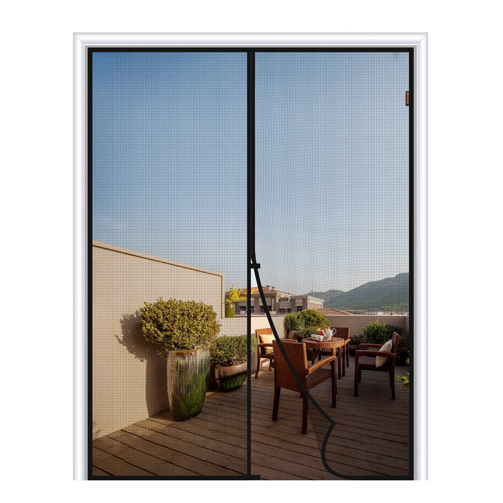 Custom Magnetic Screen Door For Front Door Or Patio