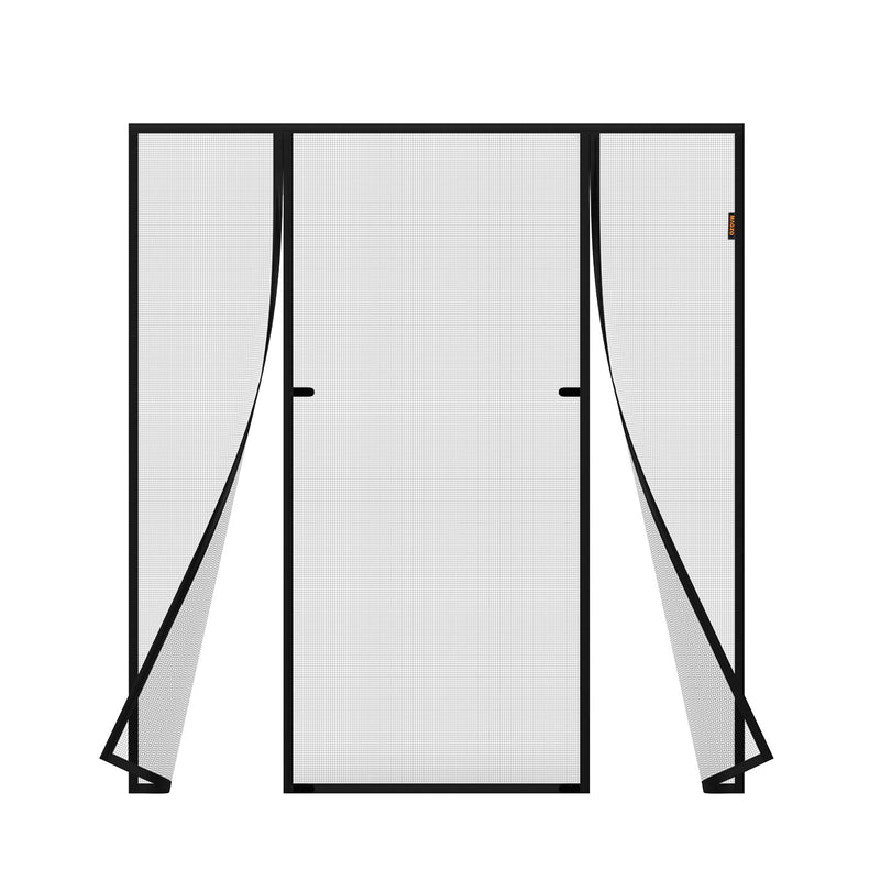 Custom Patio Magnetic Screen Door, Double-Opening