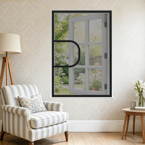 Custom Zippered Window Screen