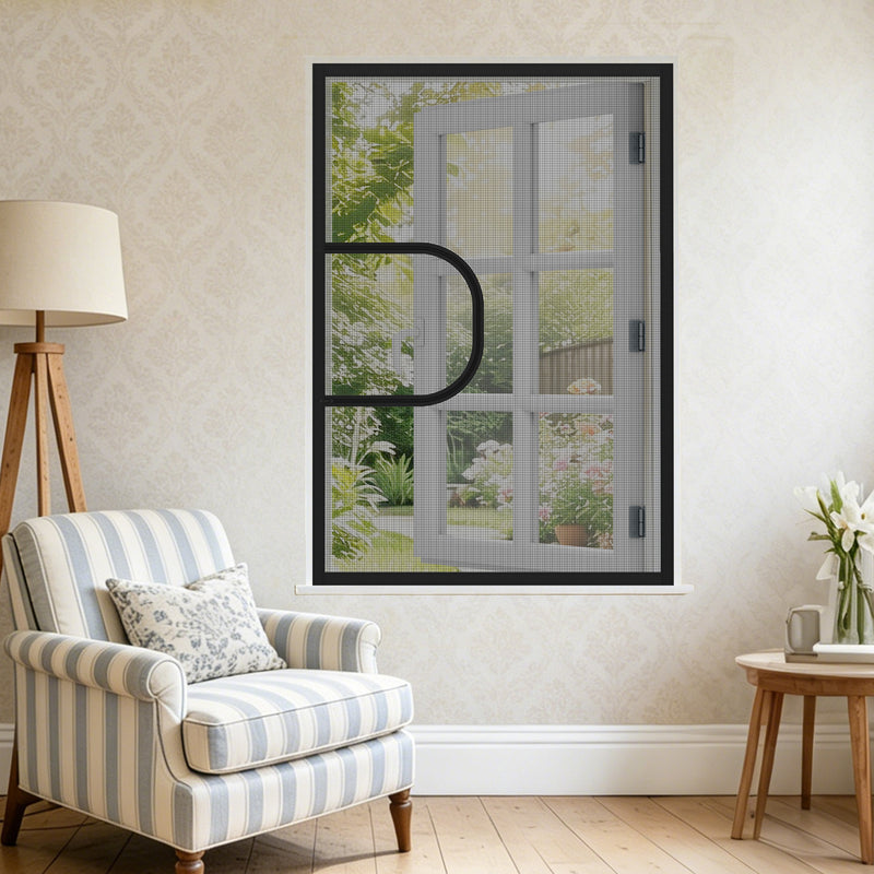 Custom Zippered Window Screen