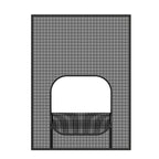 Custom Zippered Window Screen