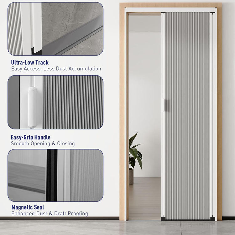 Retractable Thermal Insulated Door Honeycomb-Like Design
