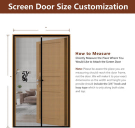 Custom Double Door Magnetic Screen - MAGZO