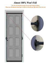 Custom Hanging Screen Door with Tension Rod - MAGZO