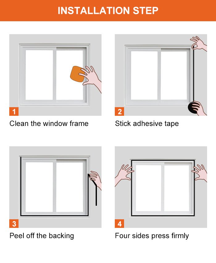 Custom Window Insulation Kit TPU Window Insulation Clear Film Windproof Cover - MAGZO