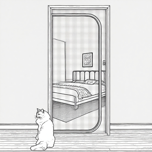 Customized Reinforced Cat Screen Door, Heavy Duty Pets Proof Screen Door with Bilateral Zipper, Prevent Dogs Cats Running Out from Home, Bedroom, Living Room, Patio Door