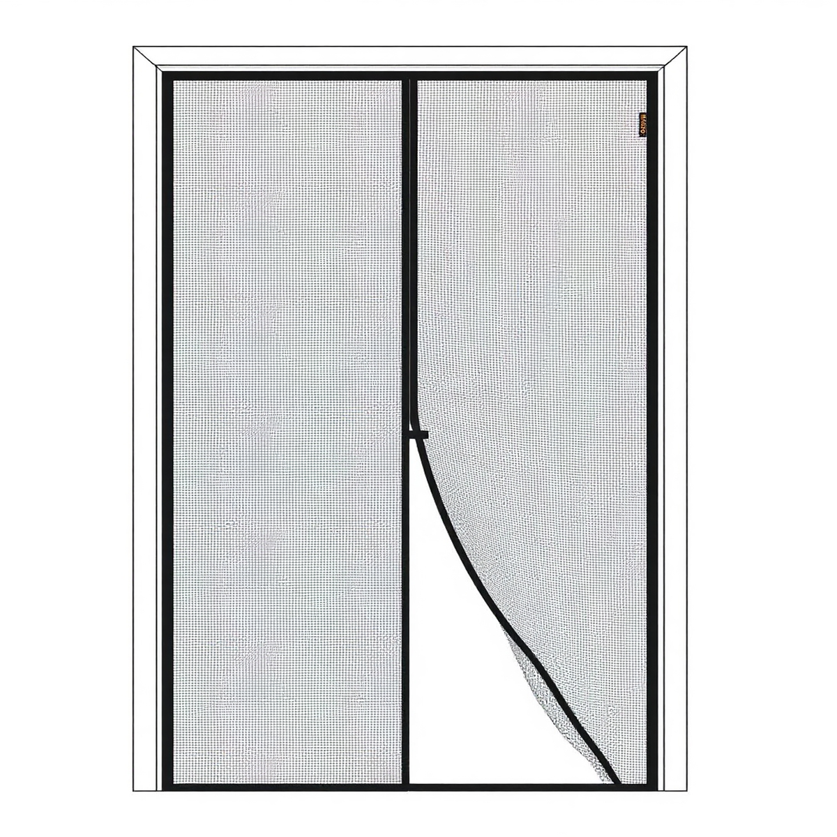 Custom Magnetic Screen Door - Large