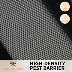 Custom Magnetic Screen Door With Fine Mesh Strong And Durable