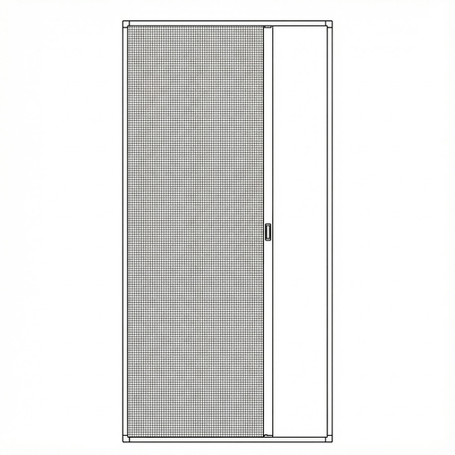Customized Aluminum Retractable Screen Door Model 24