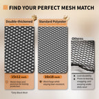 Pet resistant window screen mesh vs standard polyester screen comparison